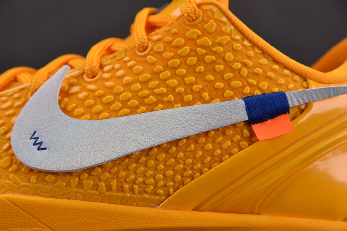 nike kobe 6 protro off white yellow cw2190-501