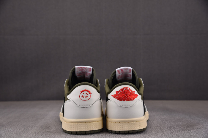 Kids Air Jordan 1 Retro Low OG SP Travis Scott Medium Olive DO5442-200