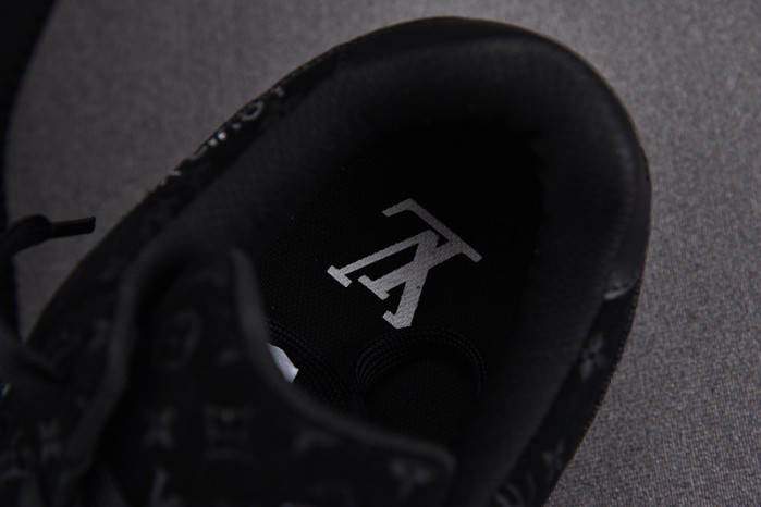 nike low air force 1 x full black