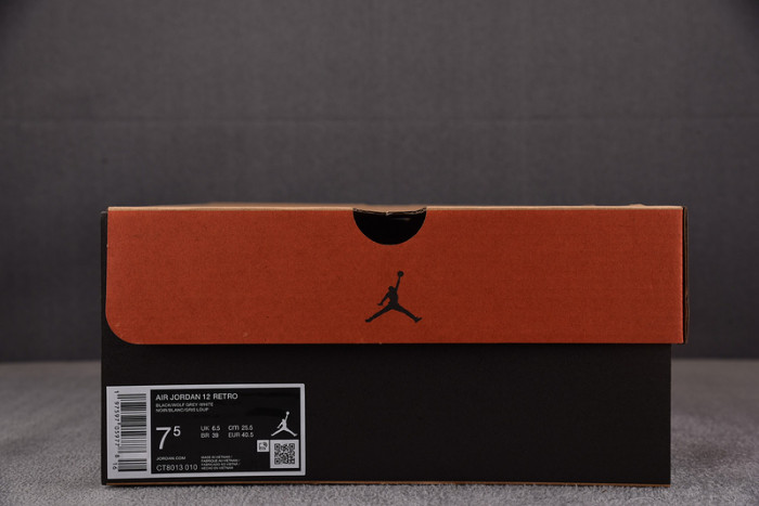 Air Jordan 12 Black Wolf Grey CT8013-010