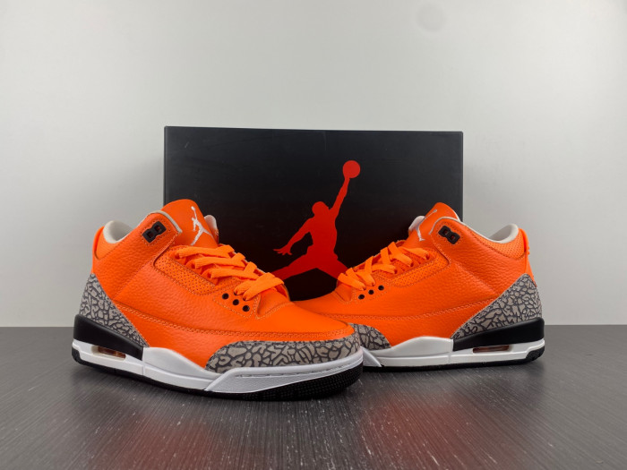 air jordan 3 retro "orange" ct8532-801