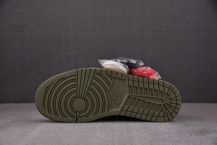 travis scott x air jordan 1 low og “black olive” dm7866-002