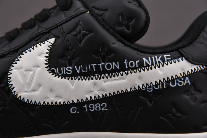 nike low air force 1 x black