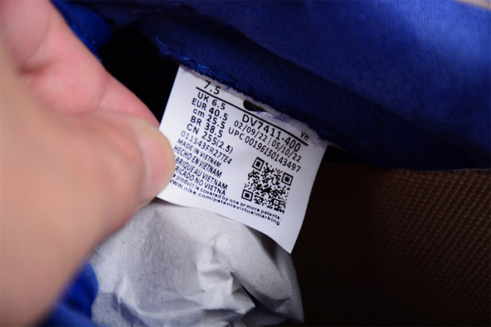 nike dunk low lx blue suede dv7411-400