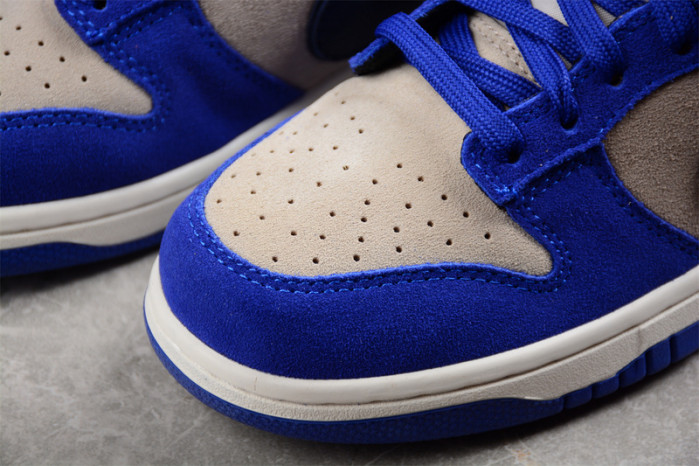 nike dunk low lx blue suede dv7411-400