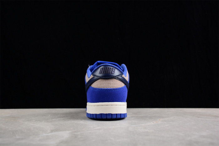 nike dunk low lx blue suede dv7411-400