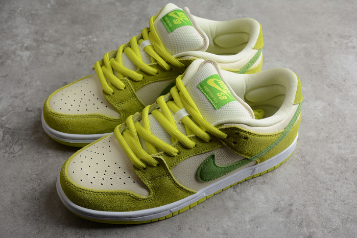 nike sb dunk low green apple dm0807-300