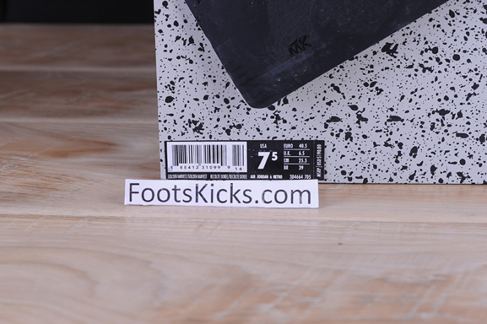 air jordan 6 retro "golden harvest" 384664-705