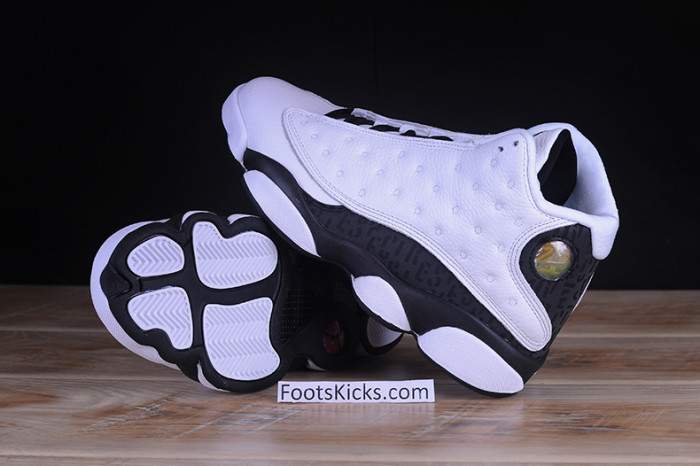 air jordan 13 retro sngl day "love and respect" black/ white mens 888164-112