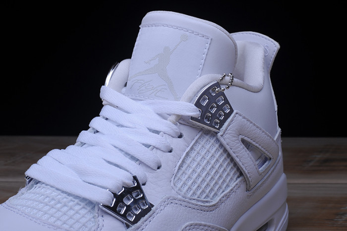 air jordan 4 retro “pure money” white 308497-100