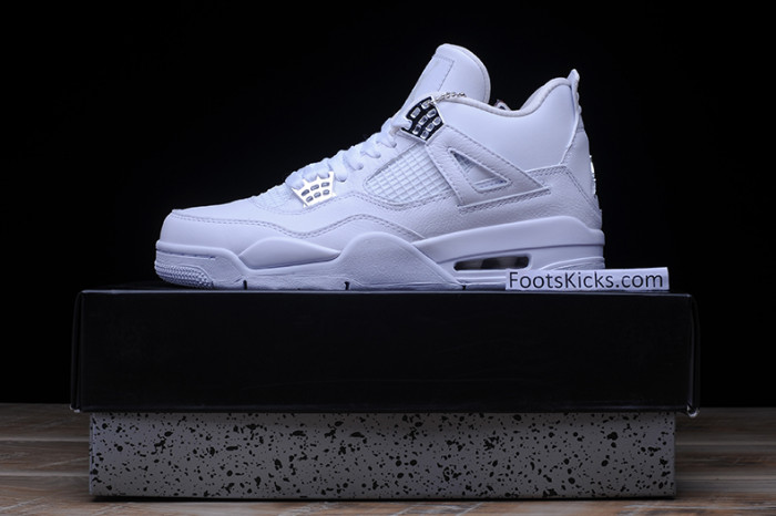 air jordan 4 retro “pure money” white 308497-100